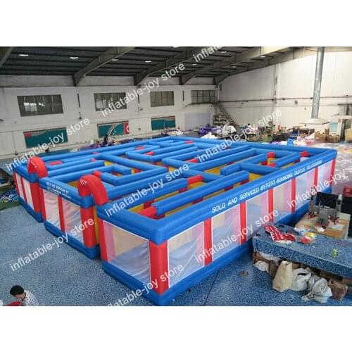 Free air ship to doo!inflatable games giant inflatable maze 10x10m hot sale laser tag games inflatable arena for kids and adults
