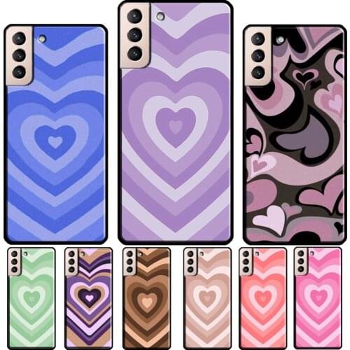 Latte Love Coffee Heart Case For Samsung Galaxy S20 S21 Ultra Note 20 S20 FE Note 10 S8 S9 S10 Plus Cover Fundas