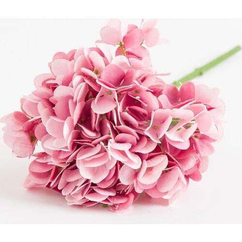 Purple Artificial Flower Silk Hydrangea Fall Decorations For Home Fake Decorative Flowers Wedding Party Garden Decors Flores