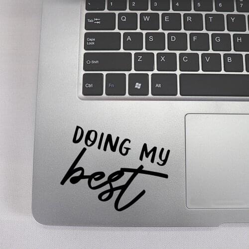 Hot Sale Interesting text laptop sticker Waterproof Decals Vinyl Cover Skin laptop decoration