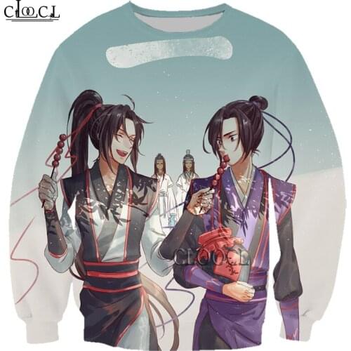 HX Newest Anime Mo Dao Zu Shi 3D Print Men Women Sweatshirt Fashion Hip Hop Long Sleeve Harajuku Tracksuit Drop Shipping