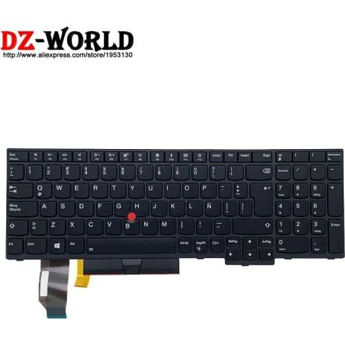 New/Orig LA Latin Spain Backlit Keyboard for Lenovo Thinkpad E580 E585 E590 T590 P53S L580 L590 P52 P72 P53 P73 Laptop 01YP603