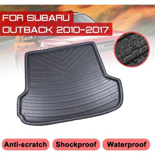 Carpet Car Floor Mat For Subaru Outback 2010 2011 2012 2013 2014-2017 Rear Trunk Anti-mud Cover