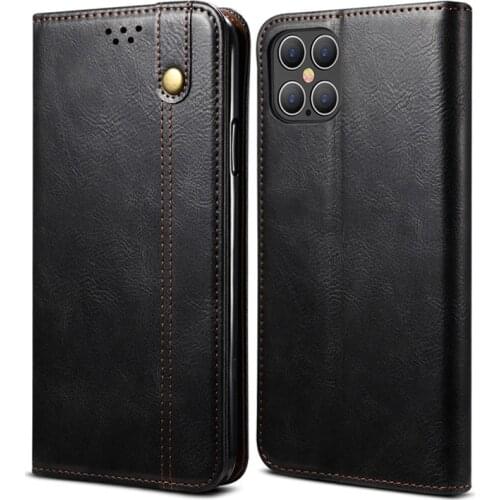 New For Iphone 12 11 Pro Max Retro Leather + TPU Magnetic Flip Book Wallet Phone Case Kickstand Cover For Iphone 11Pro 12Pro Max