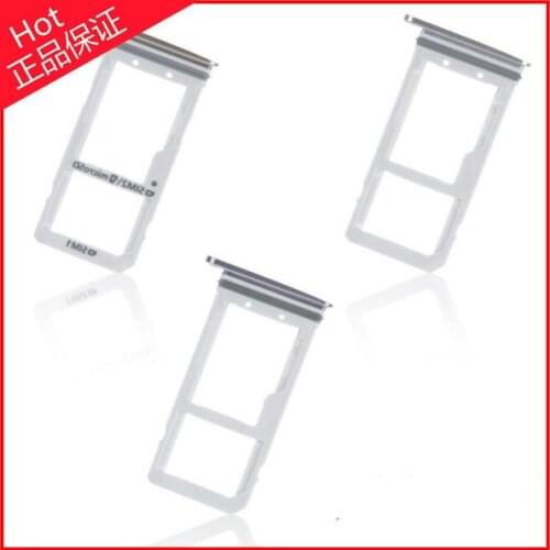 Phone SIM SD Card Dual Slot Tray for Samsung Galaxy S7 Edge Dual Sim Card MicroSD Holder Nano Sim Card Tray Slot