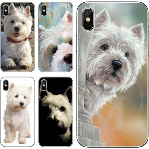 For LG G5 G6 G7 Q6 Q7 Q8 Q9 V10 V20 V30 X Power 2 3 Spirit G2 G3 G4 Mini Soft Shell Cover I-Love-My-Westie-dog-puppies-Pug-Print