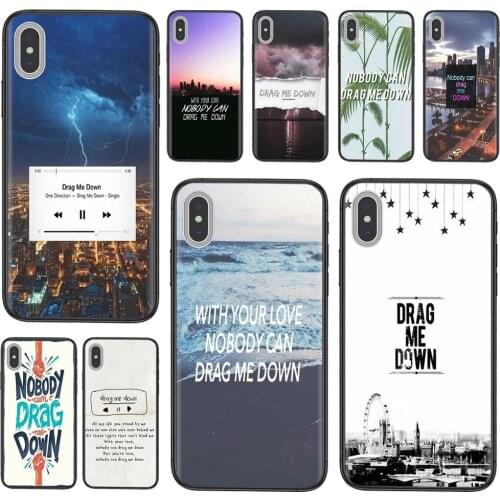 For Xiaomi Mi11 Mi 11 Pro Ultra Lite 10T 10S Mi9 Poco X3 NFC F3 Drag Me Down One Direction 1d Lyrics Soft TPU Phone Cover Case