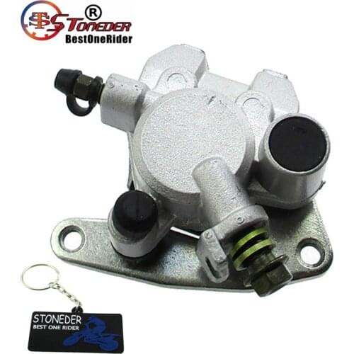 STONEDER Left Front Brake Caliper & Pads For Yamaha Grizzly 350 450 600 660 Raptor 350 660 Warrior 350 Wolverine 350 KODIAK 400