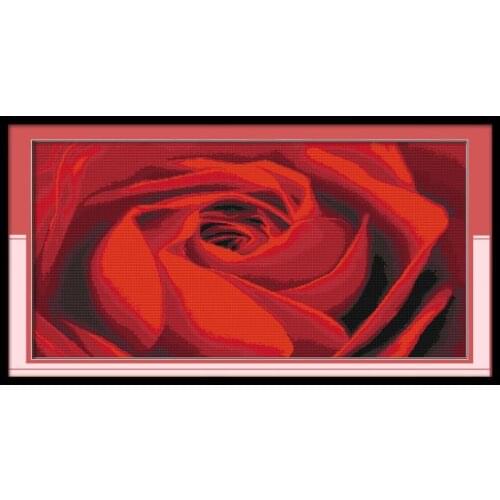 Joy SundayThe Sonorous Rose Crafts Cross Stitch Printed Patterns 11&14CT Printed Cross Stitch on Canvas Chinese Embroidery Sets