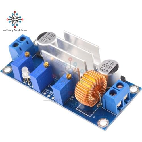 XL4005 5A CC CV Buck Step Down Buck Power Supply Module Lithium Charger for Arduino Board Adjustable Diy Electronic PCB Board