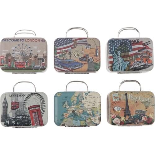 1pc Doll Toys Suitcase Trunk Accessories For Dollhouse Furniture Box Candy Box Cake Decoration Jewellery Box Gift Box Arts