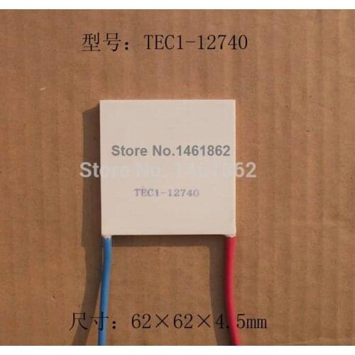 1 PCS TEC1-12740 40A 12V 62*62mm high-power Thermoelectric Cooler Peltier electronic semiconductor refrigeration