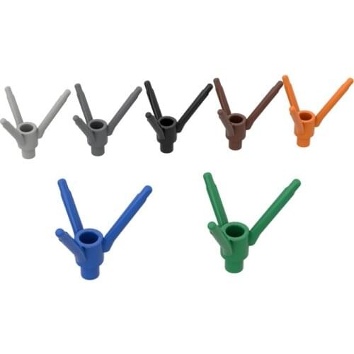 10PCS Replaceable 24855 Plant Special Stem 3 Parts Building Blocks High-Tech Assemble Replace Bricks Toy For Children Gifts