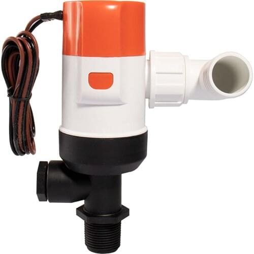 1100 GPH Boat Marine Livewell Baitwell Pump 405FC 12V, High Performance, Durable Premium