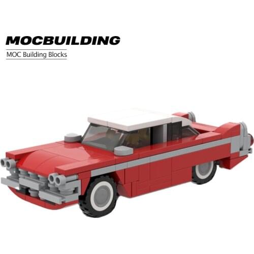 1958 Classic Racing High Tech Assembly DIY Assembly Building Block Plymouth - Childrens Classic Car Building MOC Model Building
