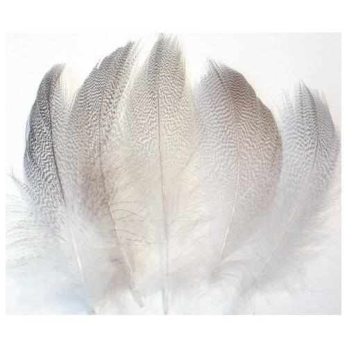 200pcs/Lot 5-9cm Rarely Nature Grey Mallard Duck Flank Feathers,Nature Loose Mallard Duck Feathers for Jewelry Making