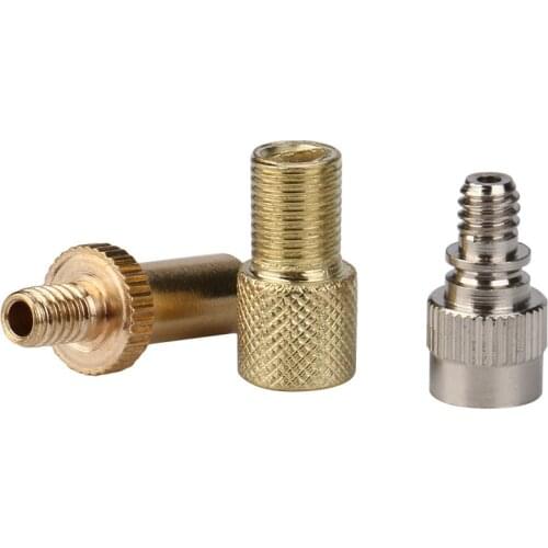 4pcs Tyre Valve Adaptors Tube Schrader Presta Woods Adaptor Valve Schrader Presta Tube Bicycle Tire Valve Adapter Pump