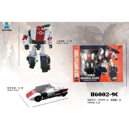 AOYI Transformation External Biography Sideswipe H6002-9C KO V OP Deformation Robot Action Figure Toys