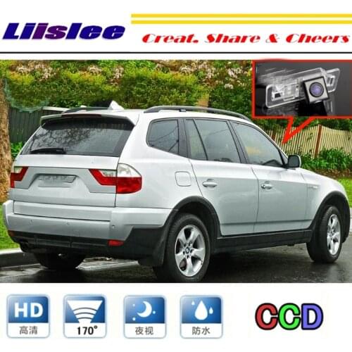 Liislee Car Camera For BMW X3 E83 2003~2010 rearview Rear View Back Up Camera For PAL NTSC to Car Tuning CCD RCA Connector