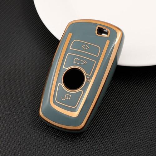 TPU Car Key Case Cover For BMW 520 F10 F30 F18 118i 320i 1 3 5 7 Series X3 F25 X4 M3 M5 Bag Shell Accessories Holder Keychain