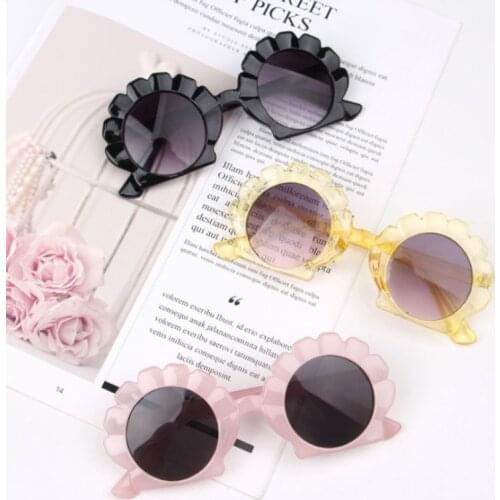Children Sunglasses Cute Radiation protection Sunglasses UV400 shell Sport Sun Glasses For Baby Girls Boys Glasses Oculos