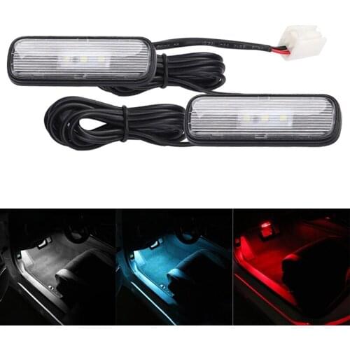 DHBH-2PCS Car Light LED Interior Atmosphere Light Decoration Lamp Ambient Foot Light for Honda Civic 10Th 2018-2020