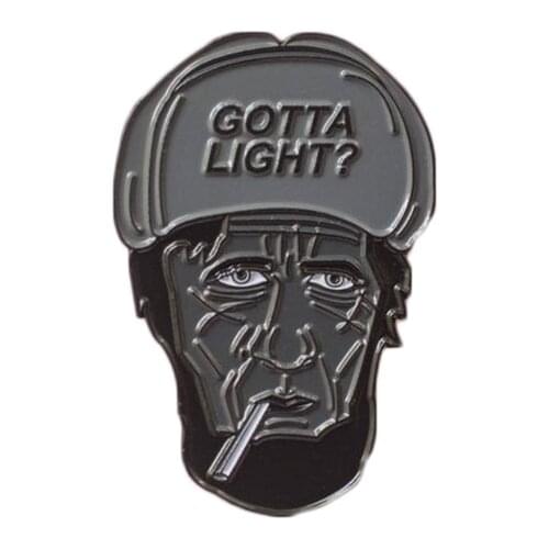 Twin Peaks woodsman enamel pin