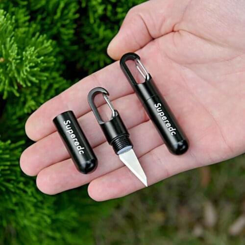 Outdoor Cutting Tool Brass Multi-function EDC Portable Mini Tool Key Ring Pendant Tool Capsule Knife Tiny Cutting Tools