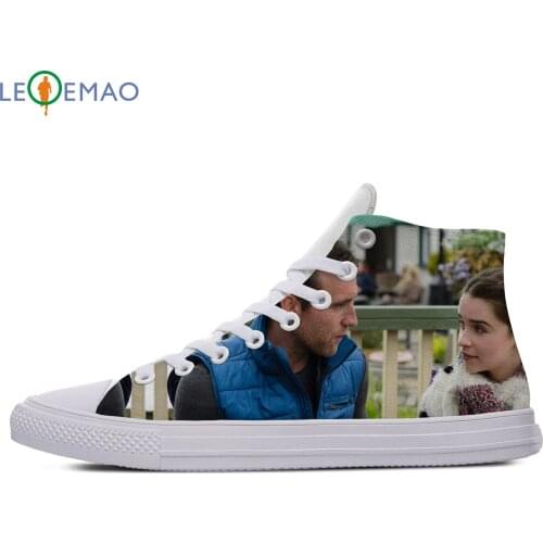 Custom Sneakers Hot Handiness Romantic Love Movie For Men Me Before You Trends Comfortable Ultra Light Sports Shoes