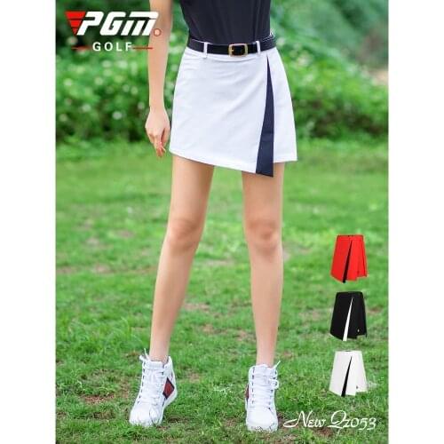 PGM Summer New Arrival Comfortable and breathable Women Golf Skirt Female Slim Badminton Tennis Skirt Outdoor Sportswear