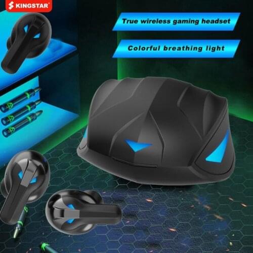 TWS Bluetooth Earphone 5.0 In-Ear 65ms Low Delay Gaming Headset Wireless Sport Headphone Gaming Earbuds Game Music Dual Mode