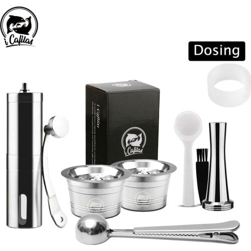 New icafilas Reusable Coffee Capsule for Tchibo Cafissimo Classic & K-fee Maker Capsule Refill Filters Pod For Caffitaly