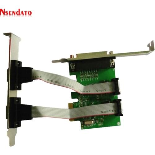PCIE PCI-E to Dual serial port card DB9 RS232 RS-232 2-Port LPT parallel port X1 serial card 2 Serial COM WCH382L expansion card