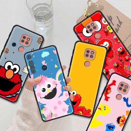 Sesame Street Phone Case For Moto G9 G8 Play Plus G60 G50 G40 G30 Fusion G20 G10 Power one Fusion G8 Power Llte E6S Caso