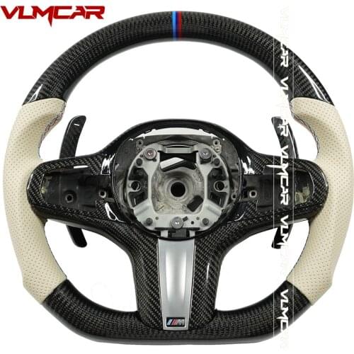 Custom Carbon Fiber Steering Wheel For BMW G20 G21 G30 G31 G01 G02 G11 G12 M F90