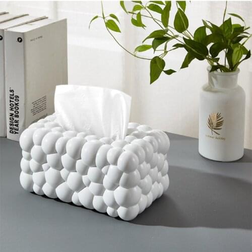 Tissue Boxes Family Living Room Kitchen End Table Paper Box Nordic Lovely Creativity Simple Light Luxury Desktop Papers Case
