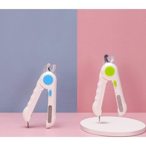 LED Pet Nail Clipper Dog Cat Grooming And Cleaning Supplies Anti-Blood Position Cat Nail Polisher Dog Nail Clippers Pet Grooming