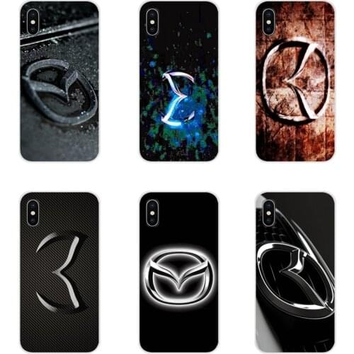 TPU Transparent Case Cover For Samsung Galaxy S3 S4 S5 Mini S6 S7 Edge S8 S9 S10 Lite Plus Note 4 5 8 9 Hot Mode Pour Mazda Logo