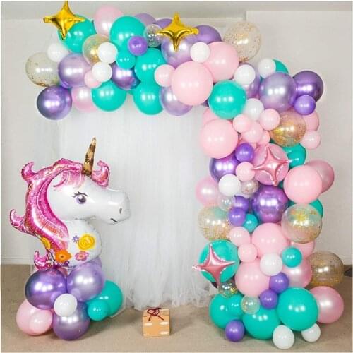 DIY Balloons Garland Pastel Rainbow Balloon Arch and Garland Kit for Kid Adult Birthday Decor Paty Supplies