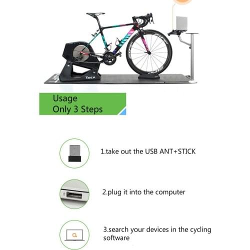 High Quality Mini USB Stick Adapter ANT+ Wireless Radio Indoor Bicycle Portable Carry USB Stick For Garmin Zwift Wahoo Tacx