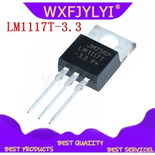 10PCS LM1117T-3.3 TO220 LM1117-3.3 LM1117T 3.3V LM1117 TO-220