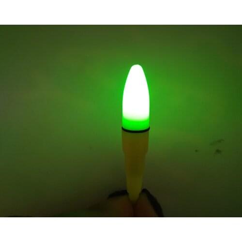 10pcs/lot Red / Green Night Fishing LED Electric Lightstick No CR425 Battery Float Accessory Light Stick Fishing Tackle J450