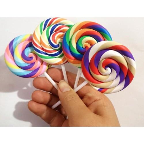 2pcs Kitchen Food Mini Lollipop Simulation Toys Figurine Dollhouse Decoration