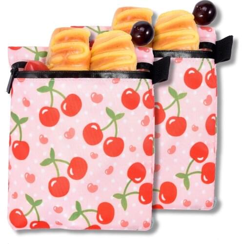 2PCS Food Storage Bags Leakproof Freezer Sandwich Bags Snack Bag Lunch Bread Bag for Food Home Kitchen Organizer