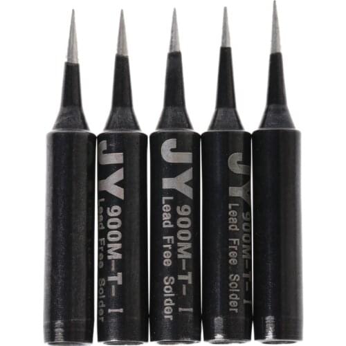 5 Pcs Lead Free Replacement Soldering Solder Iron Tips 900M-T-I For Hakko Saike 936 852d+ 909D