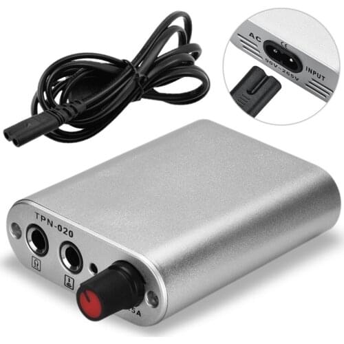 Plastic Tattoo Power Supply Fuente De Poder Tatuaje Alimentation Tatouage Clip Cord Tattoo Machine Kit EU/US/UK Power Plug