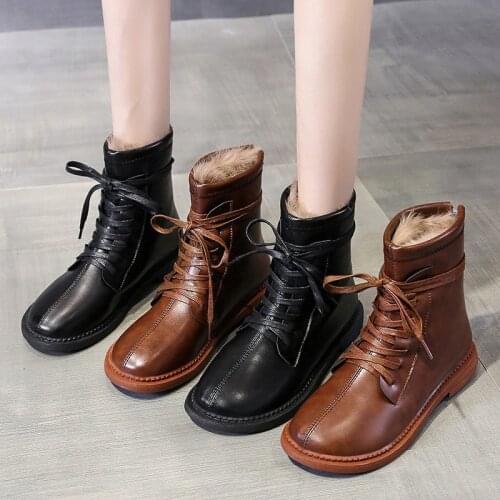 Korean version of the net red same style cut mens boots lace-up short boots 2020 autumn and winter new wild female thin boots