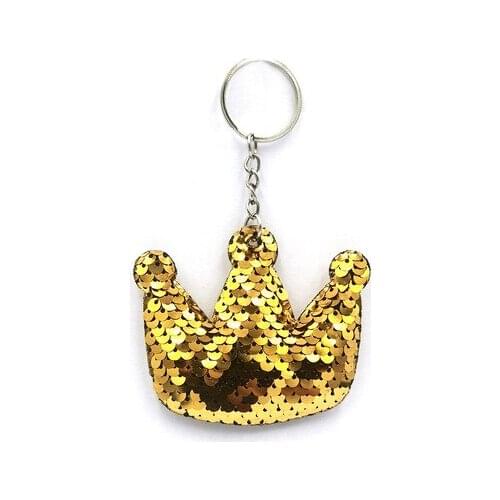 Cute Animals and Plants Glittering Pompons Sequins Keychain Gift Gifts for Women Llaveros Mujer Car Bag Accessories Keychain
