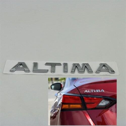 For Nissan Altima Platinum Emblem Rear Trunk Sign Badges Logo Auto Decals