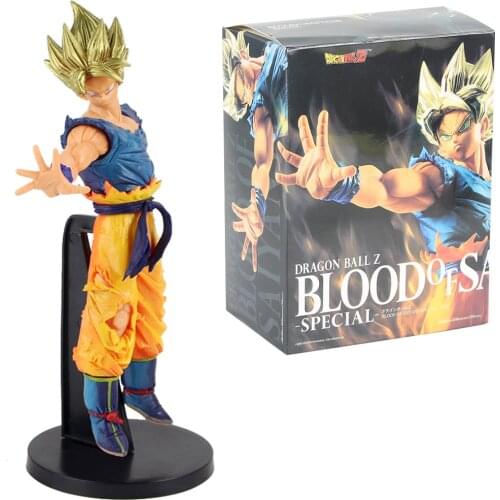 26cm Dragon Ball Z DBZ Anime Super Saiyan Son Goku Out His Hand PVC Action Figure Model Toy Kids Gift Brinquedos Decoration